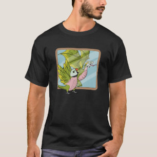 Parrot und Dragon Reflection I Mustache Parakeet 1 T-Shirt