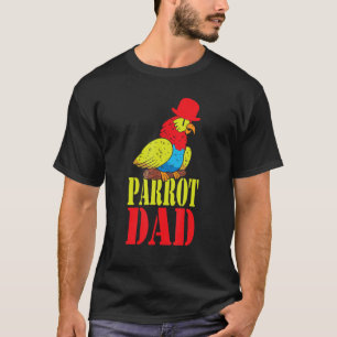 Parrot Vater Budgie Niedliche Vogelgezwitscher T-Shirt