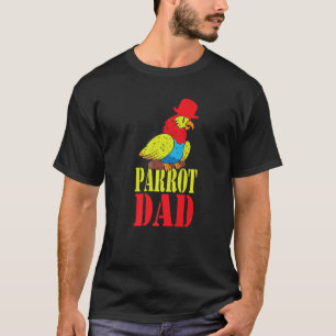 Parrot Vater Budgie Niedliche Vogelgezwitscher T-Shirt