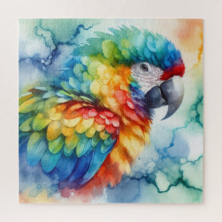 Parrot Watercolor Puzzle