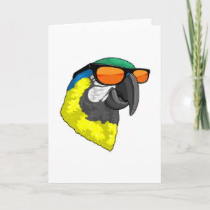 Parrot with Sungasse Karte