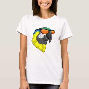 Parrot with Sungasse T-Shirt