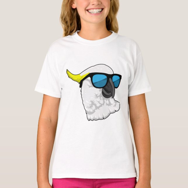 Parrot with Sungasse T-Shirt (Vorderseite)