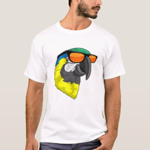 Parrot with Sungasse T-Shirt