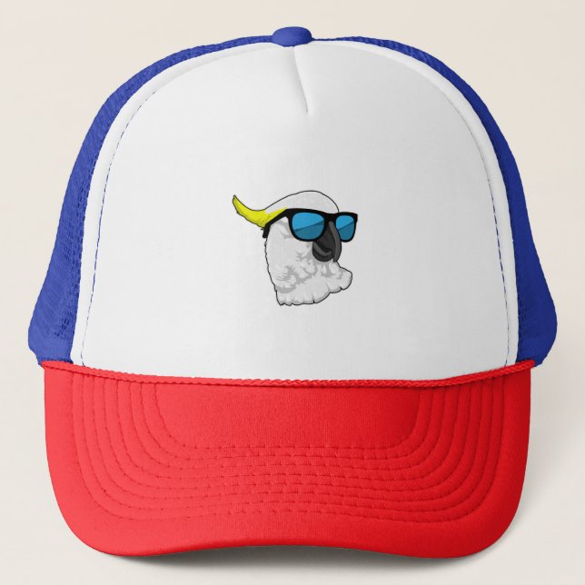Parrot with Sungasse Truckerkappe (Vorderseite)
