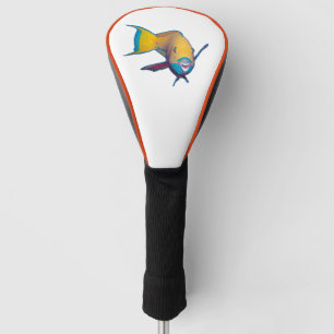 Parrotfish - Abstraktes Design - Aus dem Foto schn Golf Headcover
