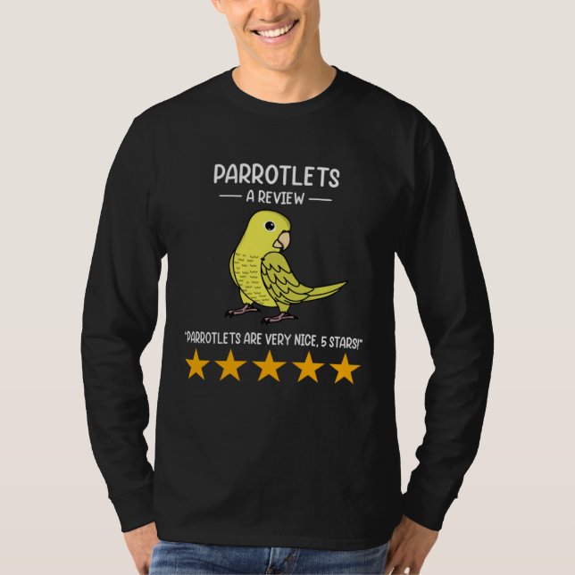 Parrots  A Review Yellow Parrotlet T-Shirt (Vorderseite)