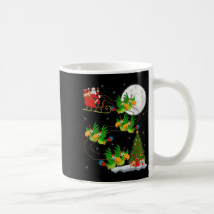 Parrots Bird Santa Sleigh Funny Magic Chr Kaffeetasse