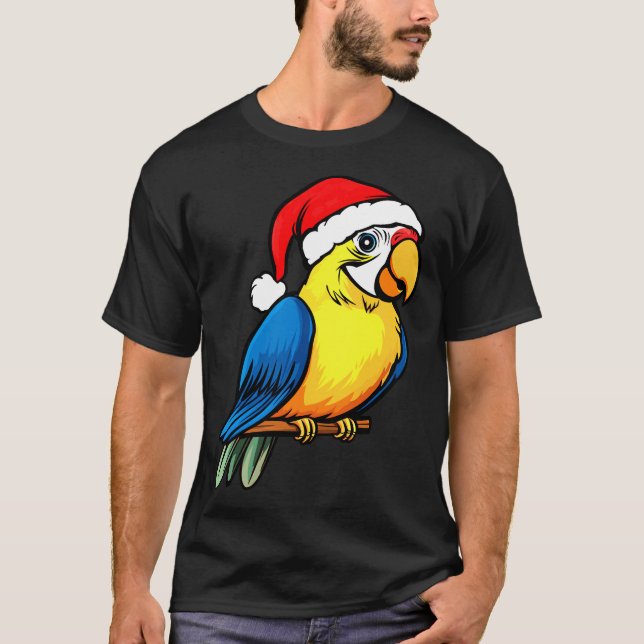 Parrots Christmas T-Shirt (Vorderseite)