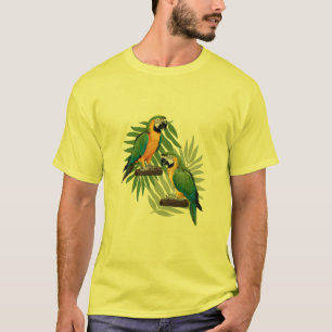 Parrots im Paradise Bird Lover T-Shirt