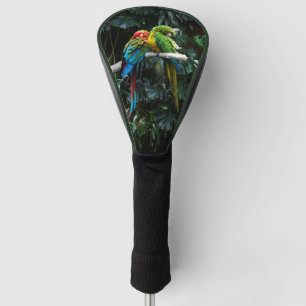 Parrots in einer Regenwaldfotografie Golf Headcover