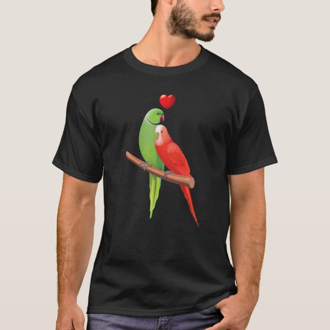 Parrots Lovebirds Exotic Bird Ara Macaw Cockatoo Z T-Shirt (Vorderseite)