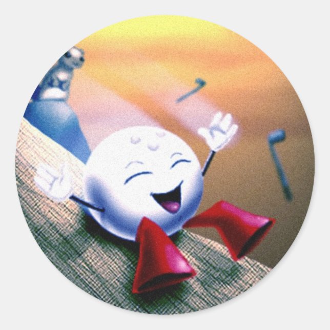 Parryslide Runder Aufkleber (Vorderseite)