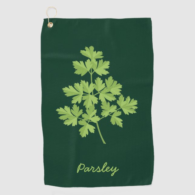 Parsley Golfhandtuch (Vorderseite)