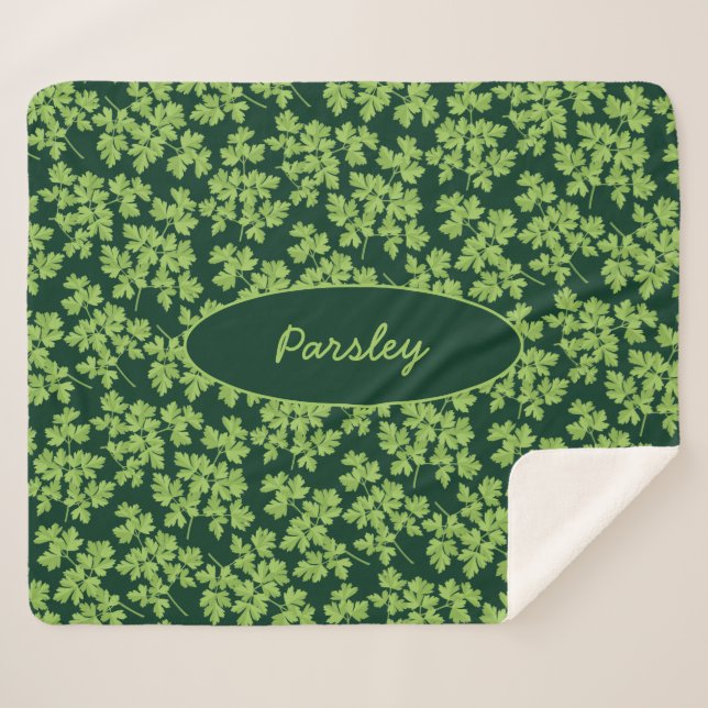 Parsley Pattern Sherpadecke (Vorderseite (Horizontal))