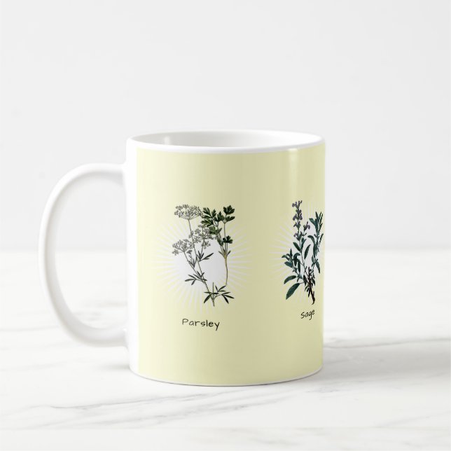 Parsley Sage Rosemary & Thyme Herbs Kaffeetasse (Links)
