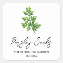 Parsley Seeds-Label