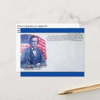 Parson Brownlow Anführungskarte Postkarte