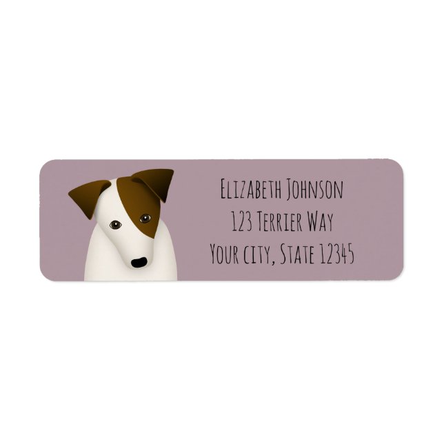parson Jack russell lilac ANY Rücksendeadresse (Vorne)