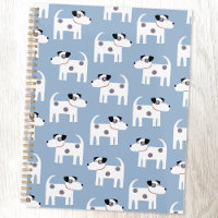 Parson Jack Russell Terrier Dog Pattern Blue