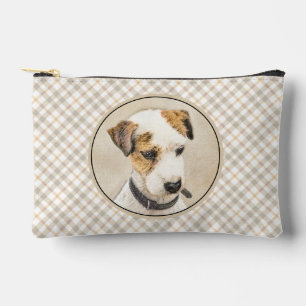 Parson Jack Russell Terrier Malerei Haustier Hund Zubehörtasche