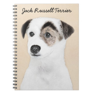 Parson Jack Russell Terrier Painting - Hund Art Notizblock