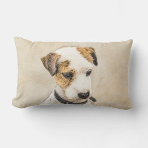 Parson Jack Russell Terrier Painting - Hunde Kunst Lendenkissen