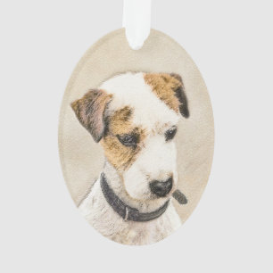 Parson Jack Russell Terrier Painting - Hunde Kunst Ornament