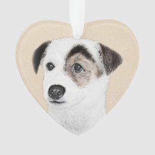 Parson Jack Russell Terrier Painting - Hunde Kunst Ornament