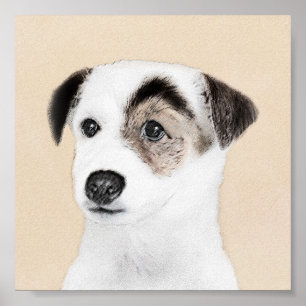Parson Jack Russell Terrier Painting - Hunde Kunst Poster