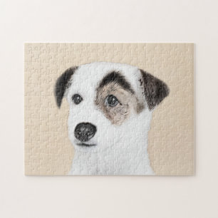 Parson Jack Russell Terrier Painting - Hunde Kunst Puzzle