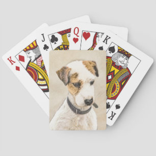 Parson Jack Russell Terrier Painting - Hunde Kunst Spielkarten