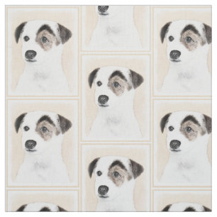 Parson Jack Russell Terrier Painting - Hunde Kunst Stoff