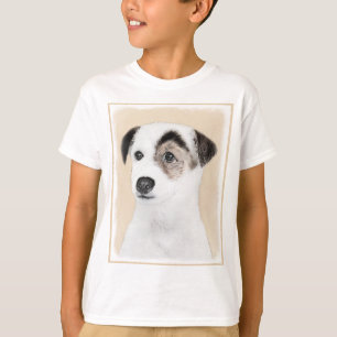 Parson Jack Russell Terrier Painting - Hunde Kunst T-Shirt
