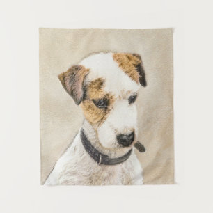 Parson Jack Russell Terrier Painting - Hunde Kunst Wandteppich