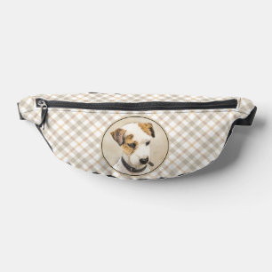 Parson Jack Russell Terrier Painting Pet Dog Art Bauchtasche