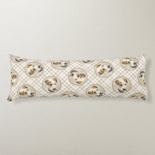 Parson Jack Russell Terrier Painting Pet Dog Art Seitenschläferkissen