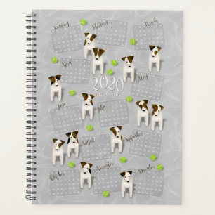Parson Jack Russell Terriers gray 2020 Kalender Planer