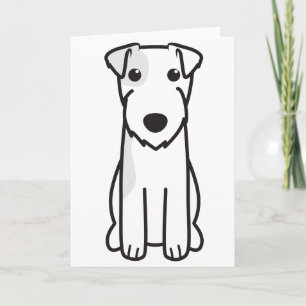 Parson Russell Terrier Dog Cartoon Karte