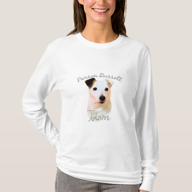 Parson Russell Terrier (glatt) Mama 2 T-Shirt (Vorderseite)