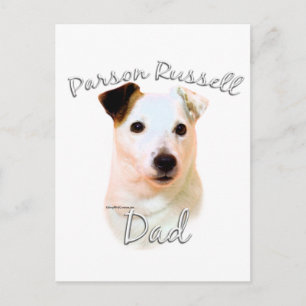 Parson Russell Terrier (glatt) Vater 2 Postkarte