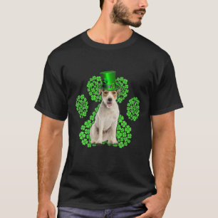 Parson Russell Terrier Kleeblatt Paw Clovers St Pa T-Shirt