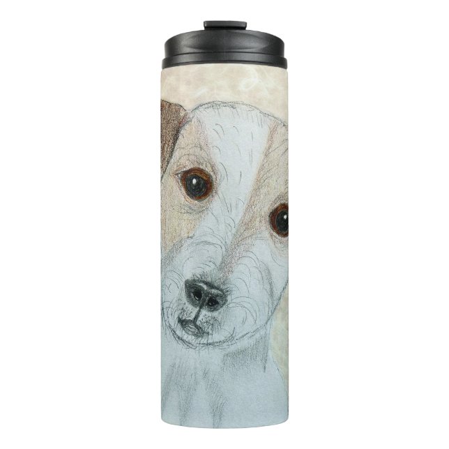 Parson Russell Terrier Thermosbecher (Vorderseite)