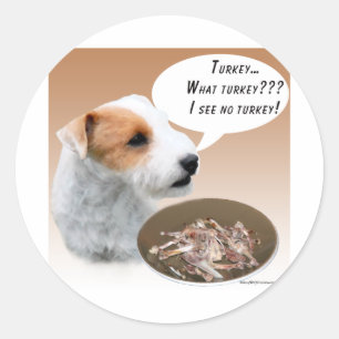 Parson Russell Terrier Türkei Runder Aufkleber