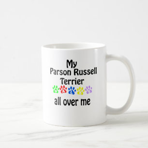 Parson Russell Terrier Walks Design Kaffeetasse