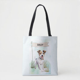Parson Russell Terrier Watercolor Personalized Dog