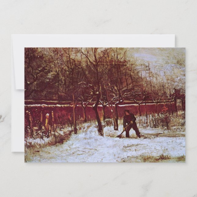 Parsonage Garden in Nuenen von Vincent van Gogh (Vorderseite)