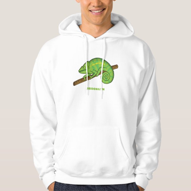 Parsons Chamäleon-Illustration Hoodie (Vorderseite)