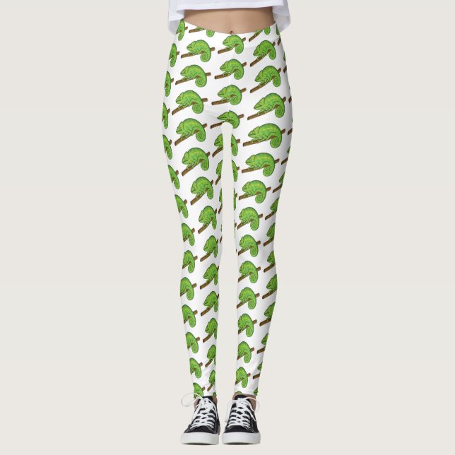 Parsons Chamäleon-Illustration Leggings (Vorderseite)