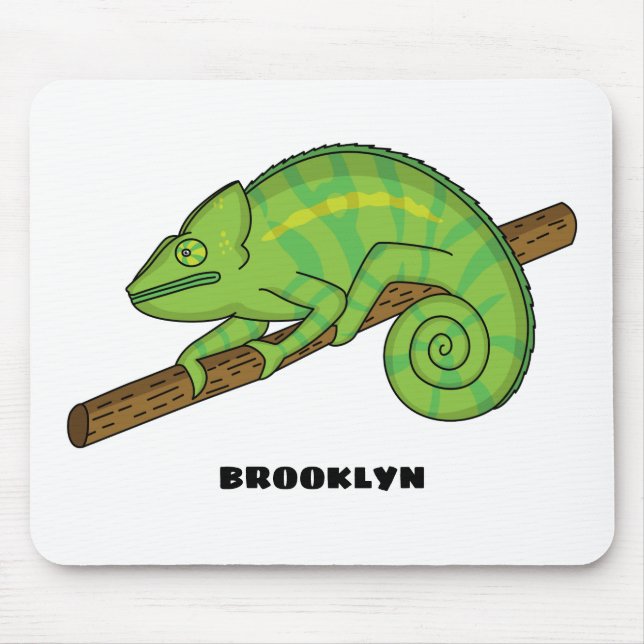 Parsons Chamäleon-Illustration Mousepad (Vorne)